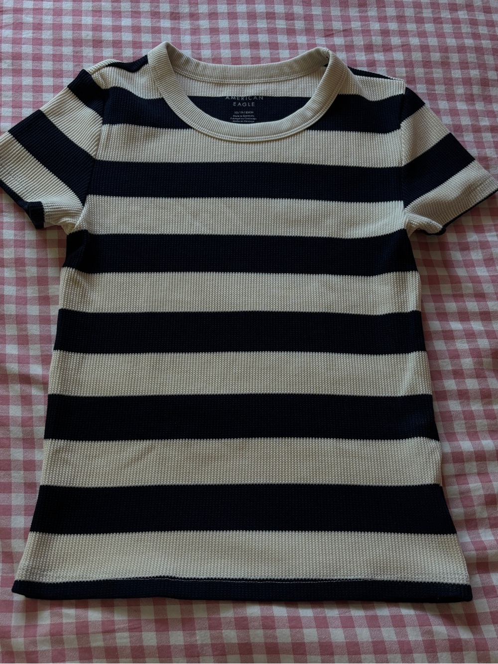 AE Striped Waffle Tee